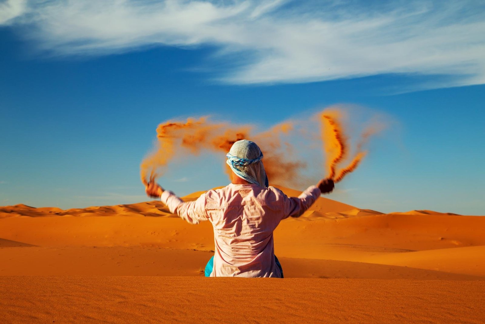 Golden dunes Merzouga